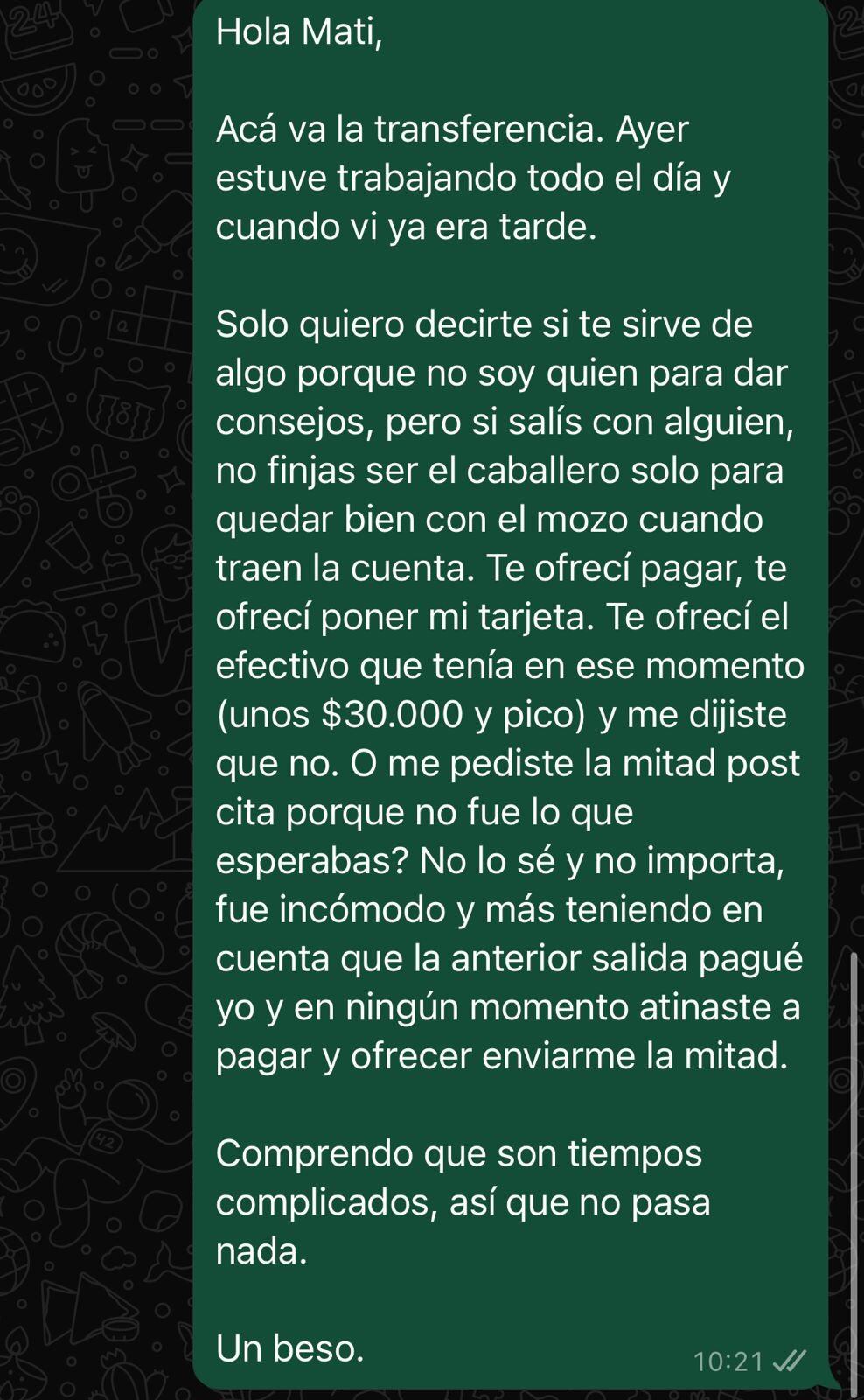 La historia de una cita que se volvió viral en X / @aeranimor