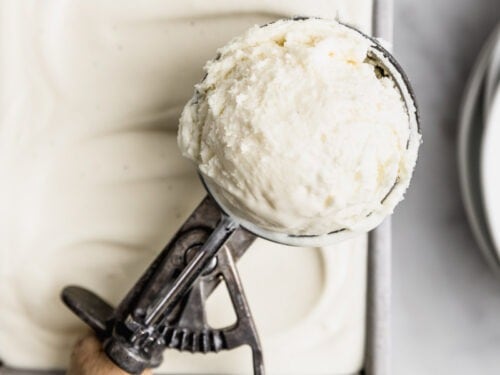 Cómo hacer helado de vainilla sin crema de leche.