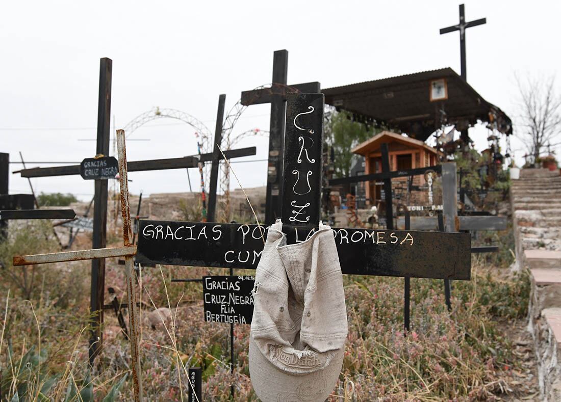 La fe popular hizo crecer el santuario y hoy es visitado por cientos de creyentes. Marcelo Rolland /