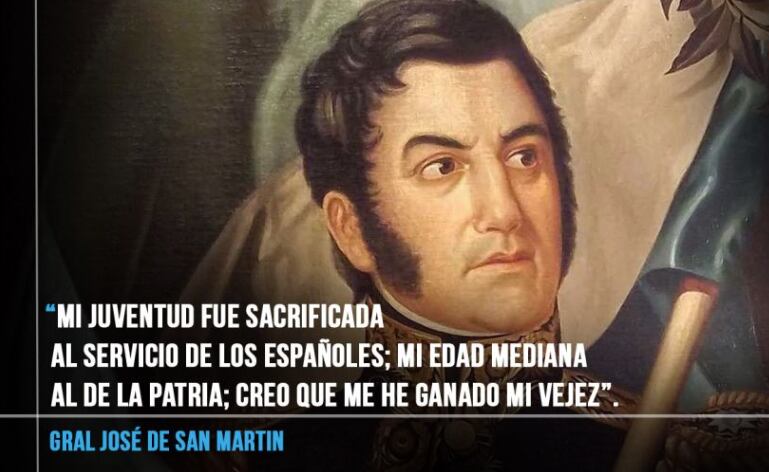 Frases de José de San Martín que hicieron historia. Foto: Perfil