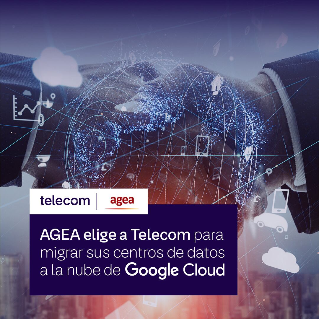 Telecom fue elegida por AGEA para migrar sus centros de datos a la nube de Google