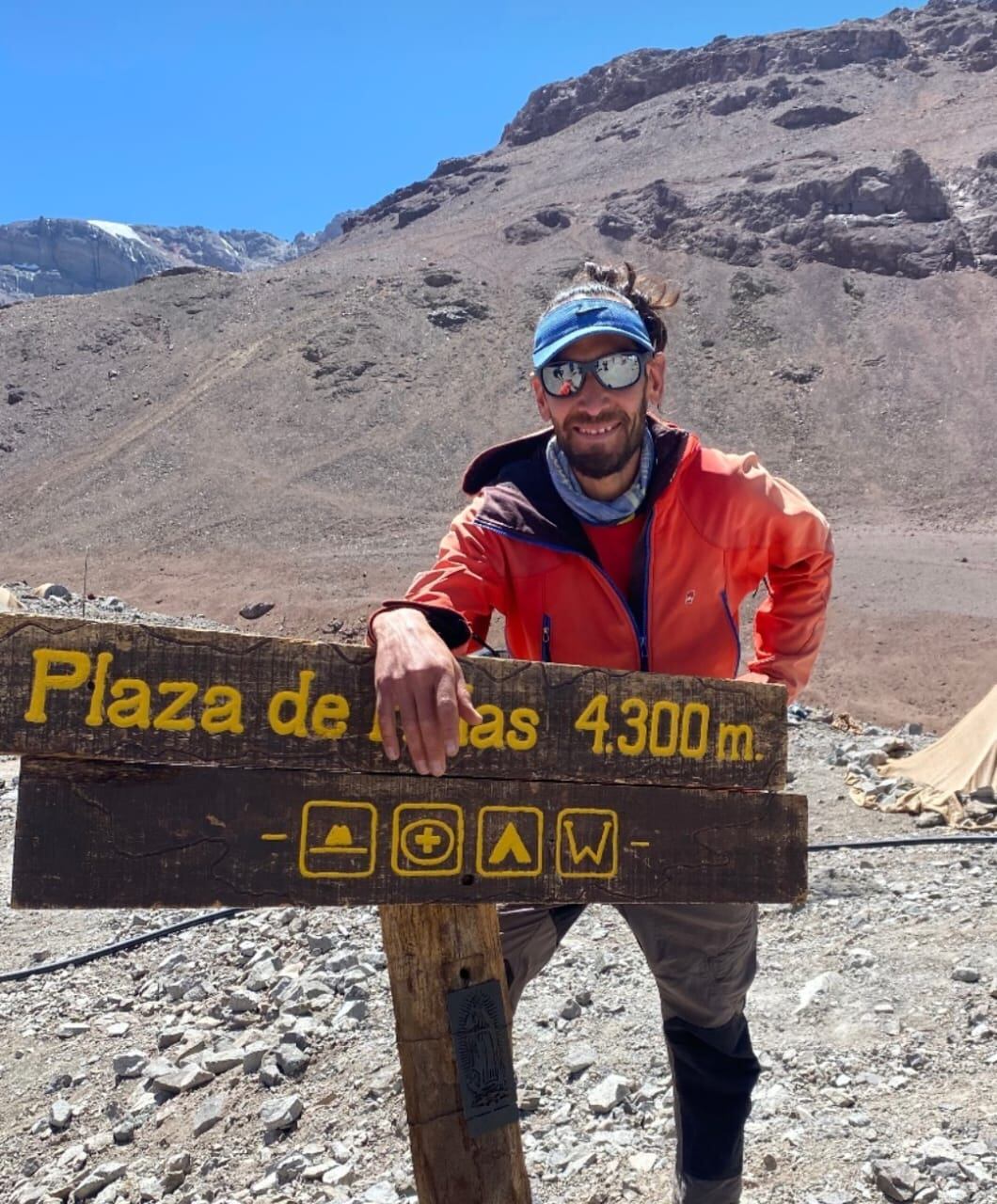 El andinista mendocino, Matías Sergo.