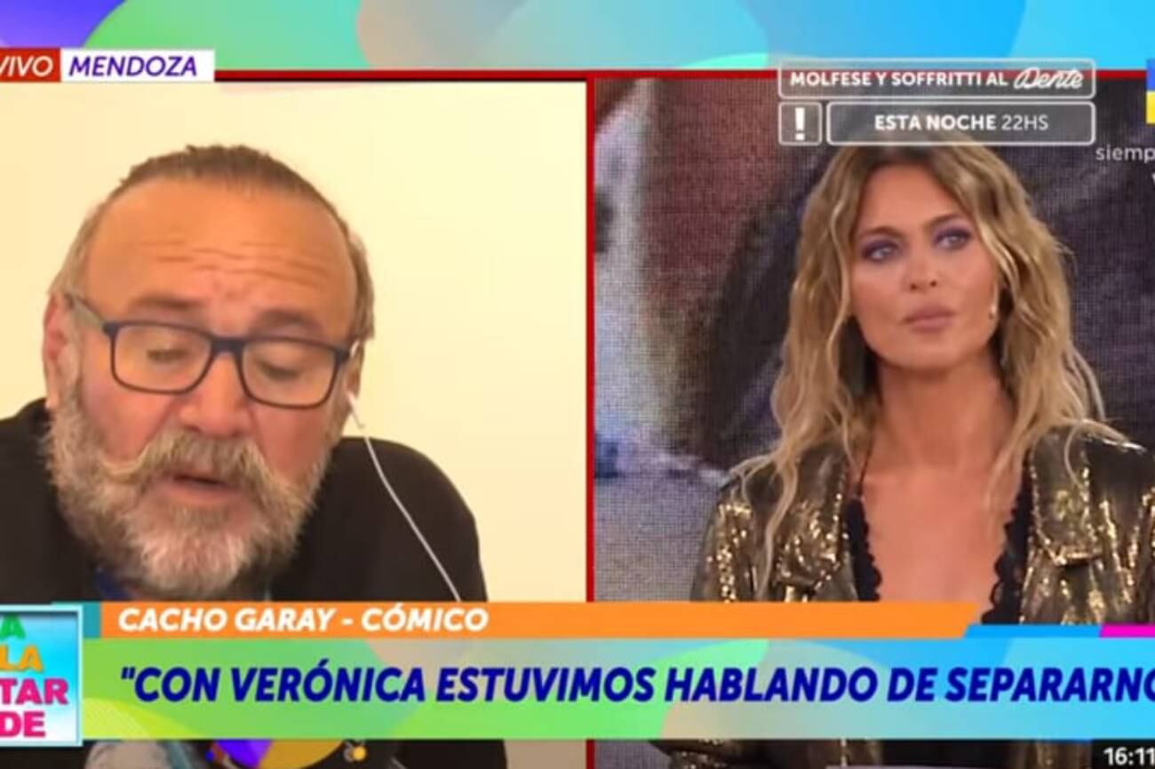 "Cacho" Garay en "A la tarde". (Captura)