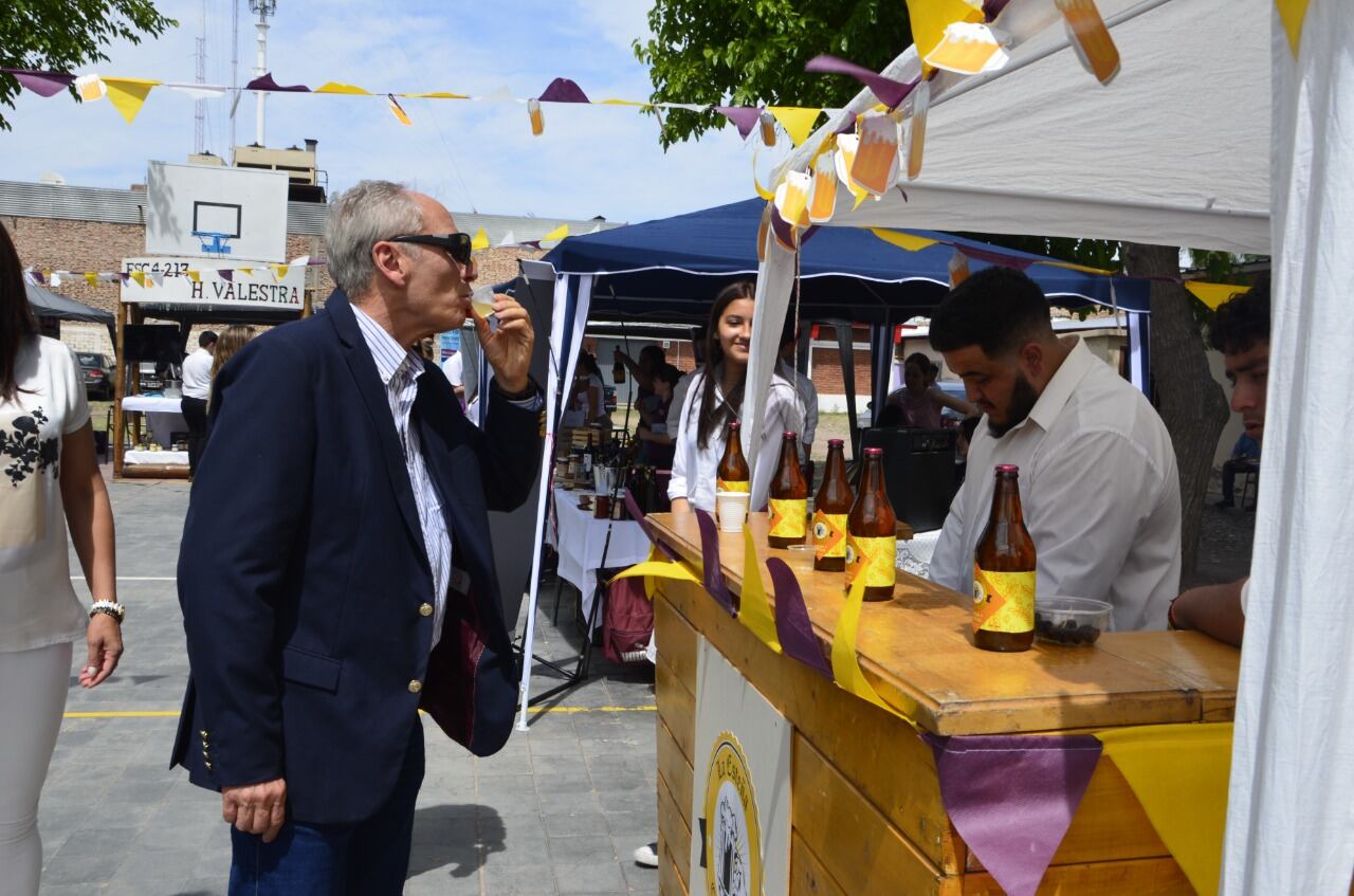 Raúl Rufeil, intendente de San Martín, estuvo presente en el certamen. - Gentileza