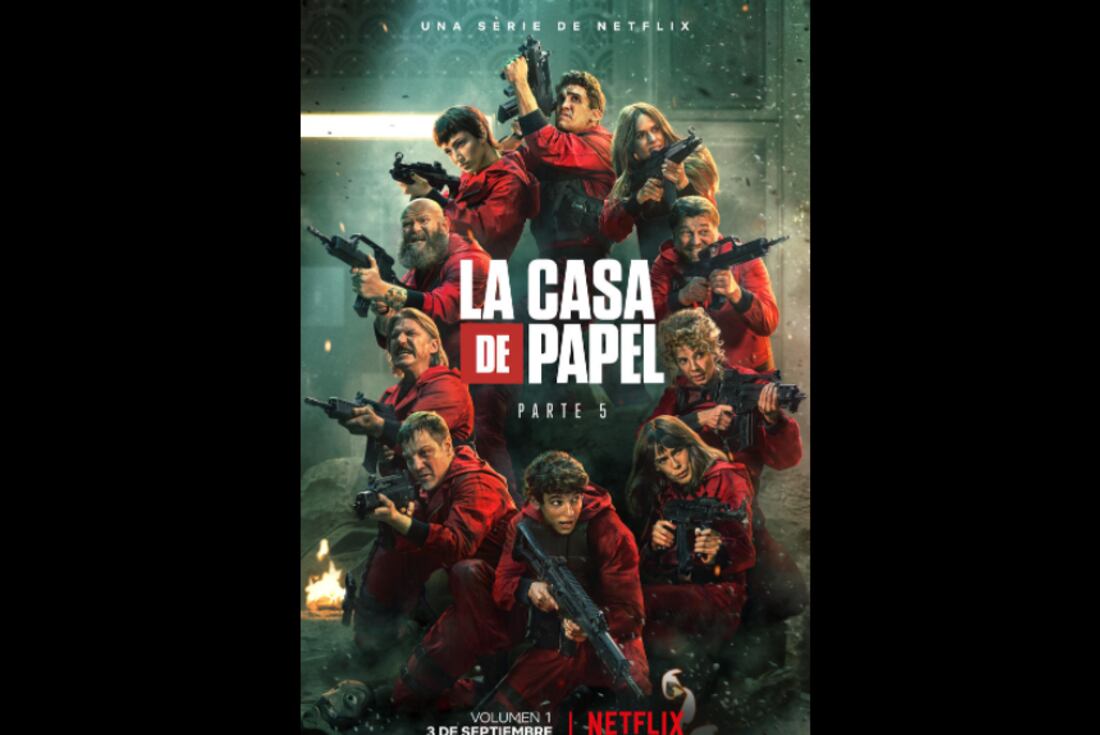 Póster de "La Casa de papel 5: Volumen 1". (Netflix)