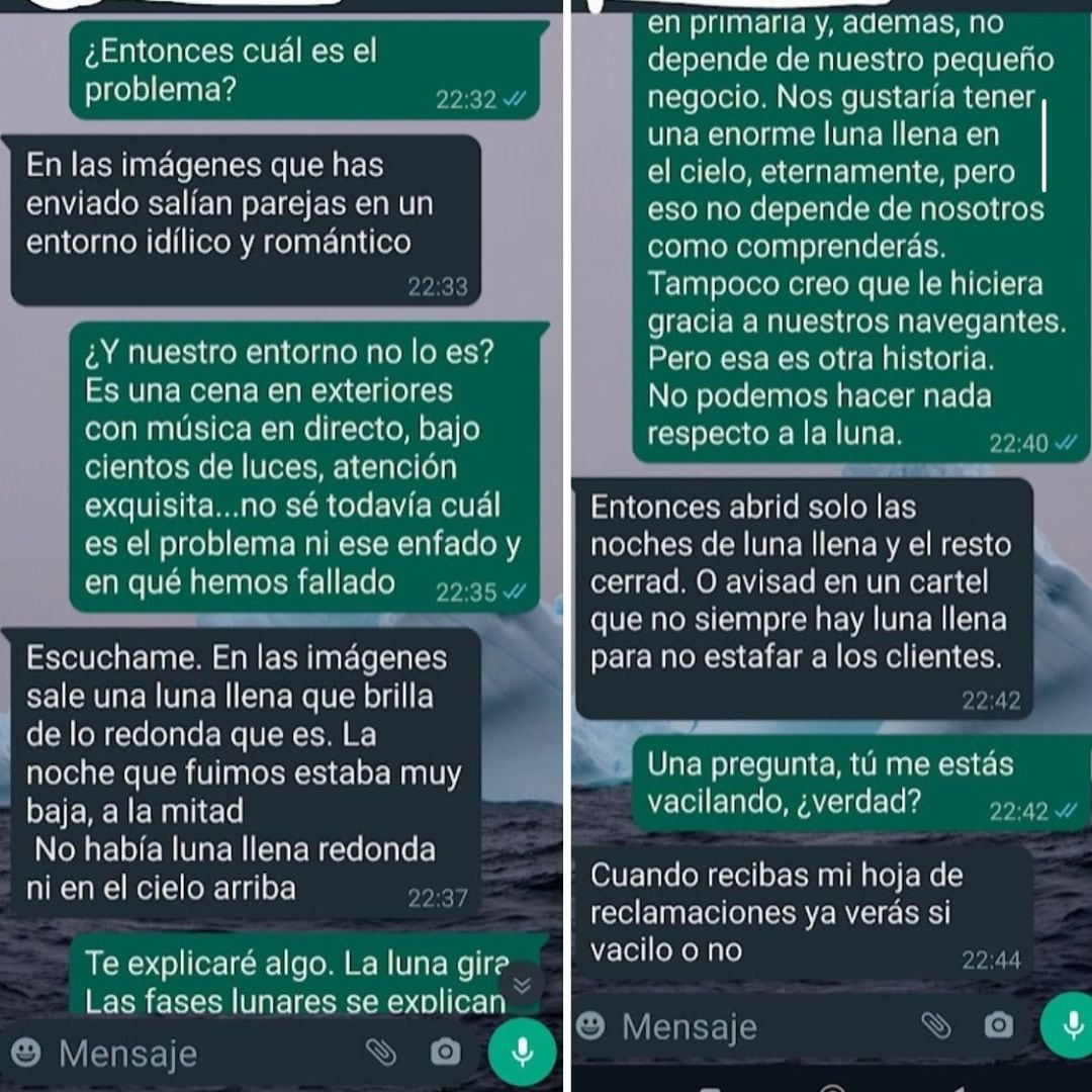 Esta es la conversación insólita que compartieron en la cuenta de twitt @Soymesero