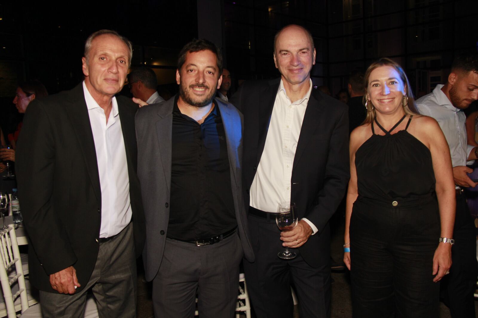 Raúl Rufeil, Mariano Montes, Sergio Montagna y Alejandra García. - Foto: Fernando Grosso / Los Andes