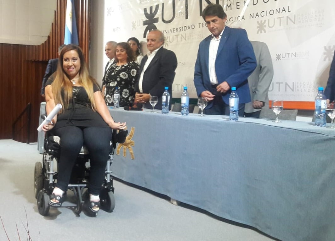 Raquel, la mendocina que deja en evidencia que no existen barreras insuperables si de inclusión se trata. Foto; Gentileza Raquel Álvarez