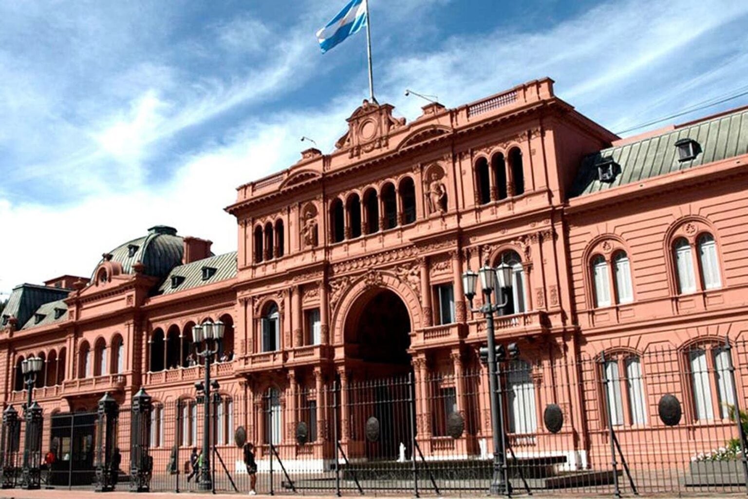 Amenaza de bomba en Casa Rosada. Foto: Gentileza