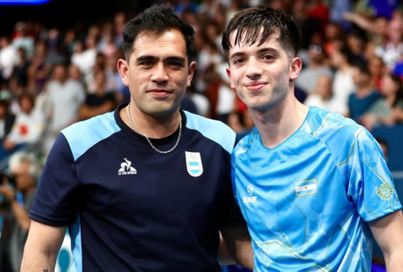 Actualmente, Gastón Alto es el entrenador de la Selección Argentina de Tenis de Mesa. Entre otros, dirige a Santiago Lorenzo. /Foto: gentileza Gastón Alto