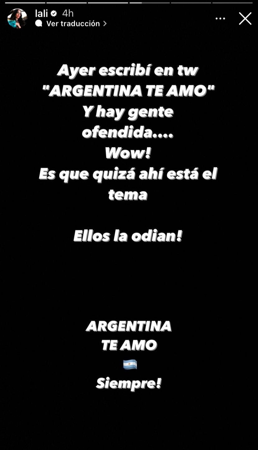 Lali Espósito redobló la apuesta con picantes posteos.