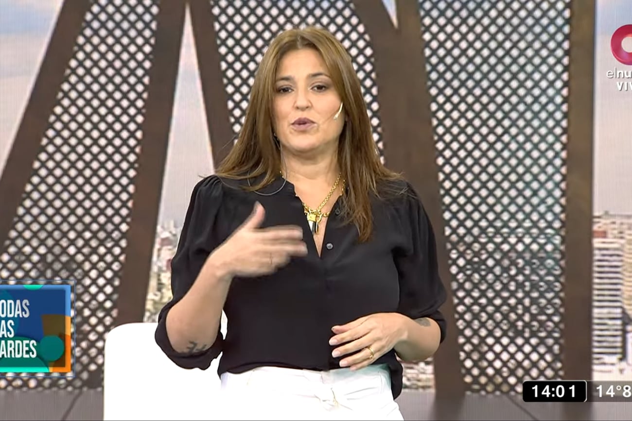 Maju Lozano en "Todas las tarde". (Foto: Captura de pantalla)