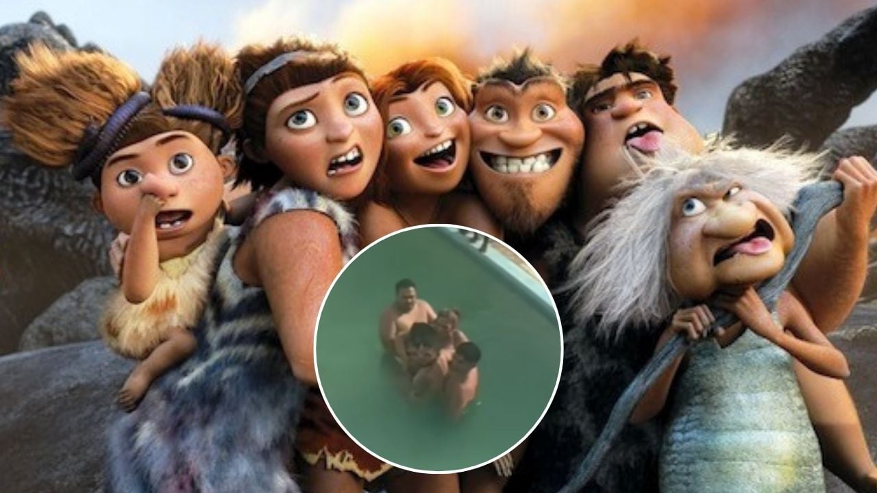 Los usuarios de TikTok los compararon con Los Croods.