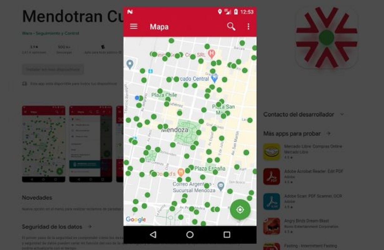 Cómo descargar la app del Mendotran