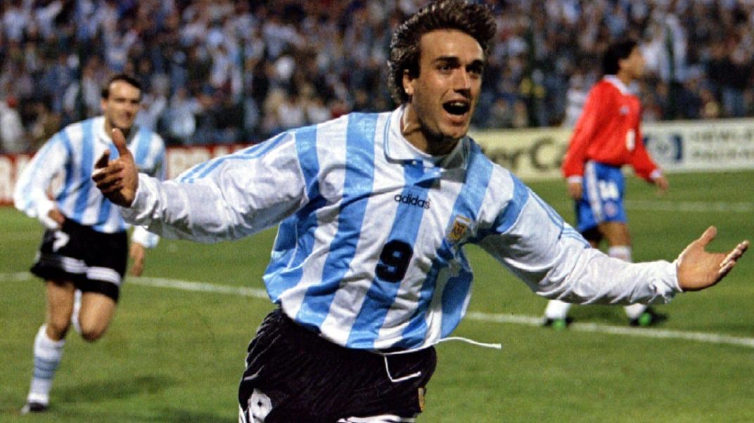 Batistuta, un "9" que dejó huella en la selección (Foto: Archivo / AP).