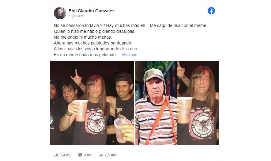 La reacción del doble del Chavo del 8 ante los memes