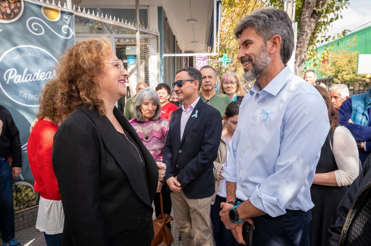 El intendente Ulpiano Suárez participó del homenaje. | Foto: Ignacio Blanco / Los Andes