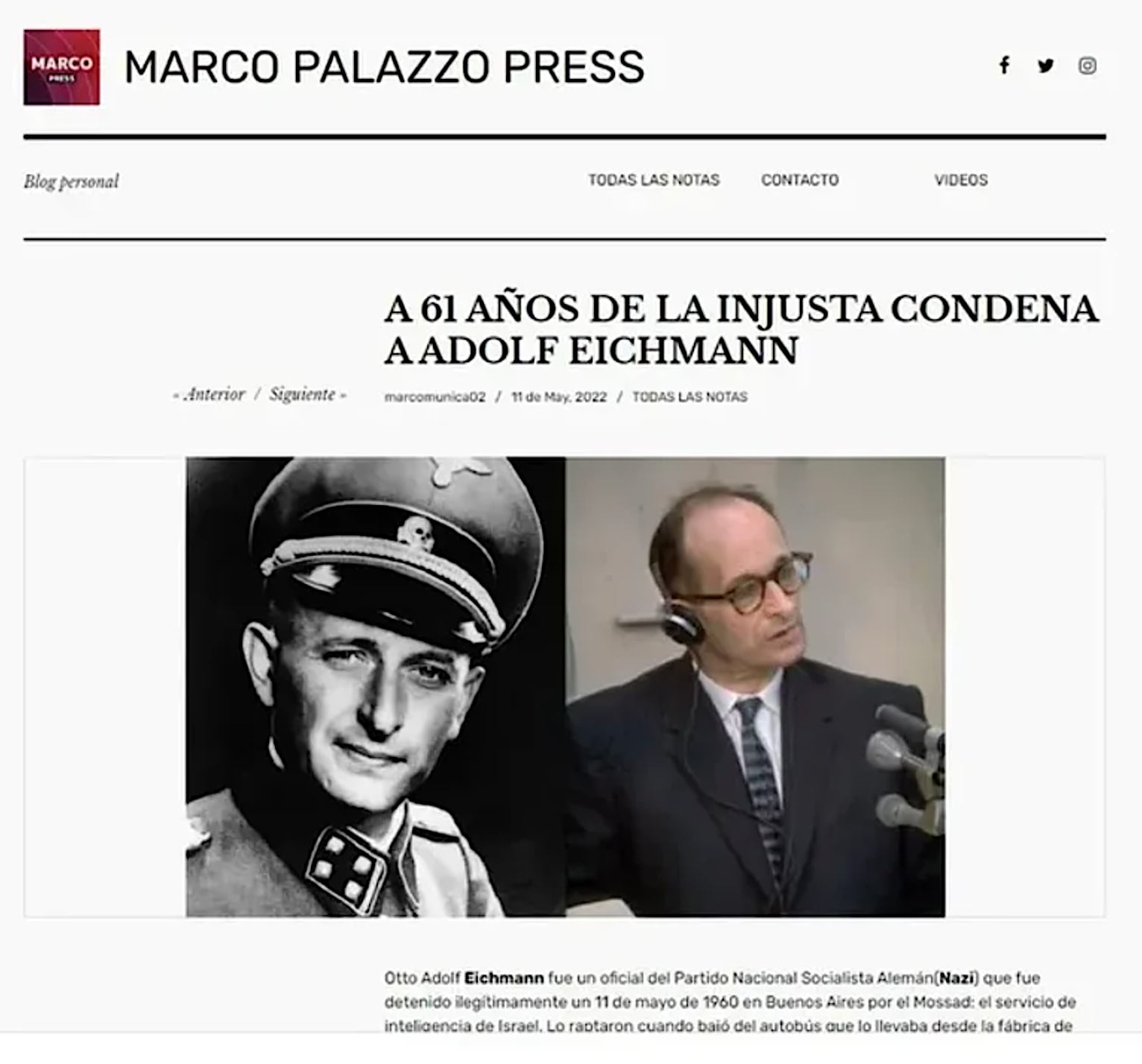 Marco Palazzo, el controlvertido influencer libertario que defiende el nazismo y rechaza la soberanía argentina sobre Malvinas.