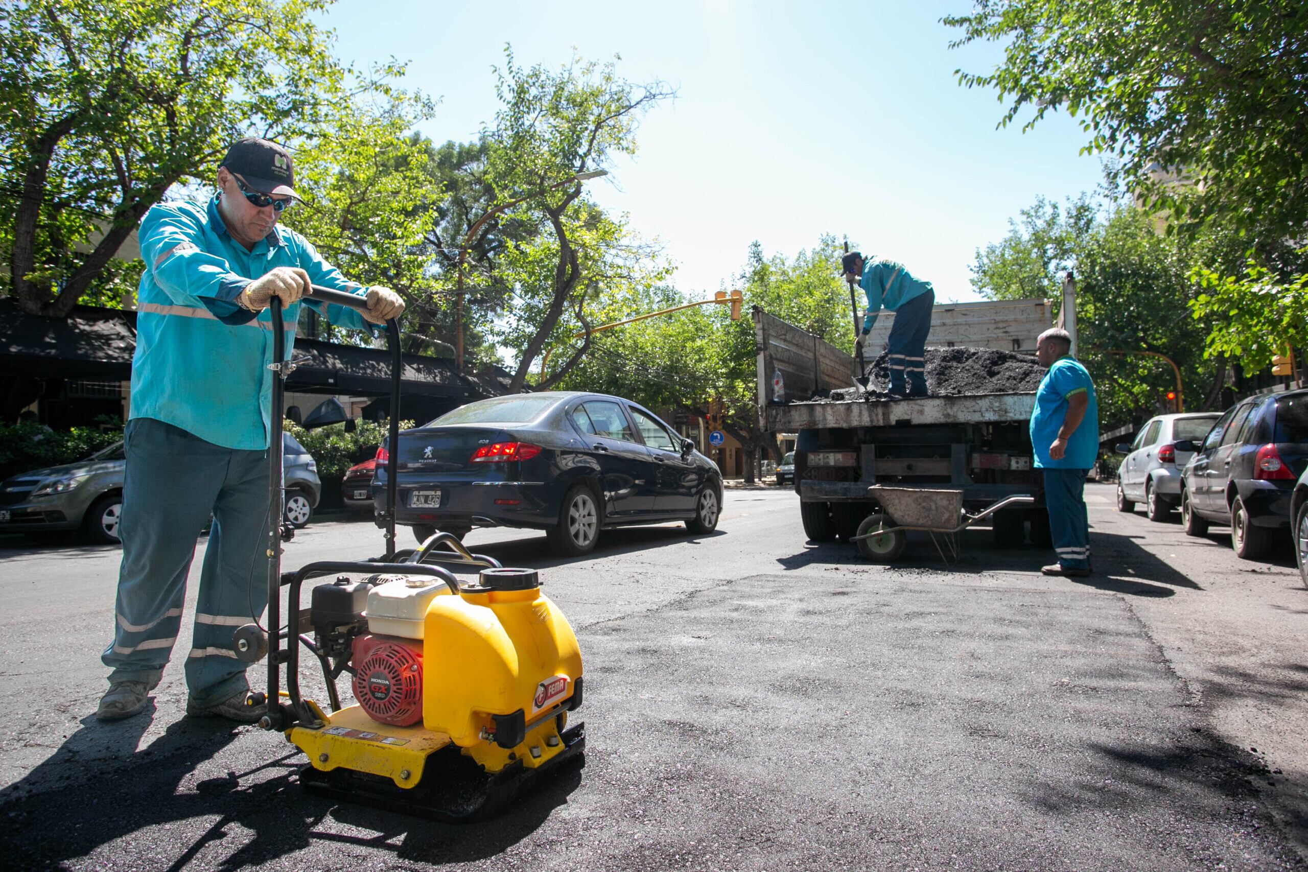 La Ciudad continúa con las tareas de bacheo