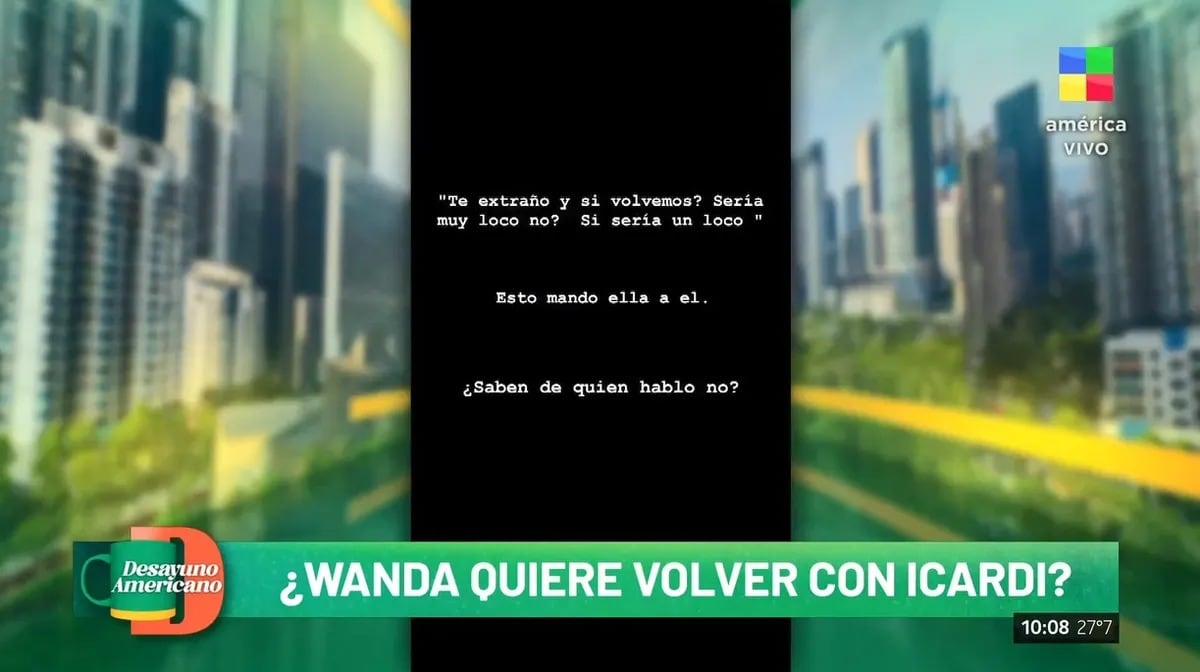 ¿Wanda Nara quiere volver con Icardi?