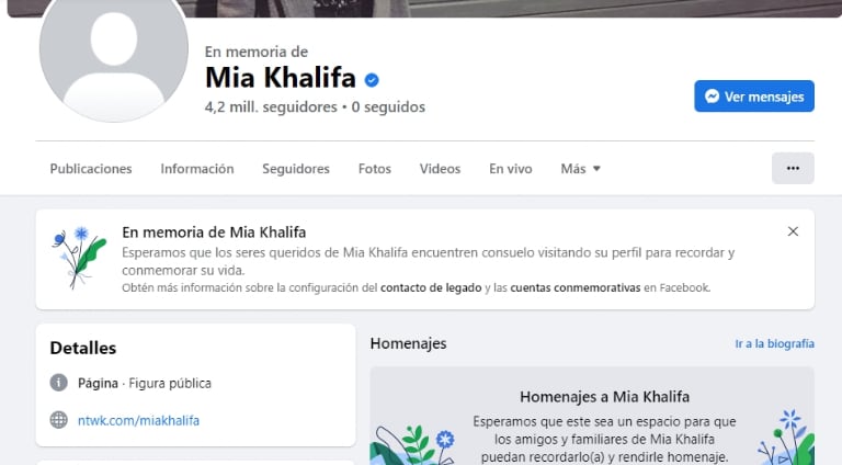 Mia Khalifa y su "funeral virtual".