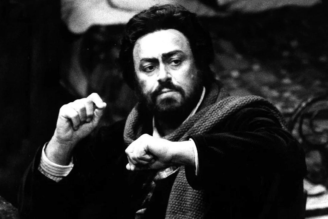 LUCIANO PAVAROTTI. El tenor italiano se presentó por primera vez en 1987