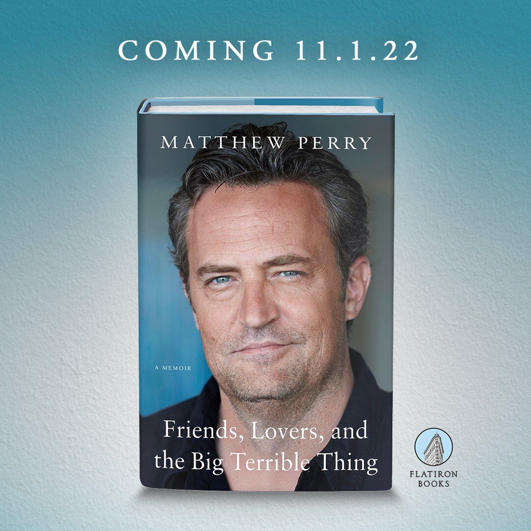 La portada del libro de Matthew Perry.