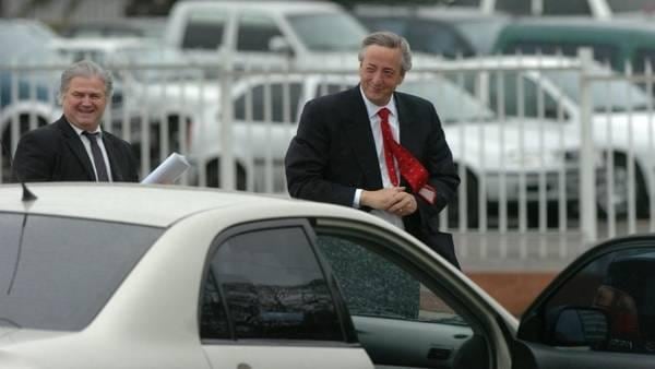 DANIEL MUÑOZ Y NÉSTOR KIRCHNER (Clarín).