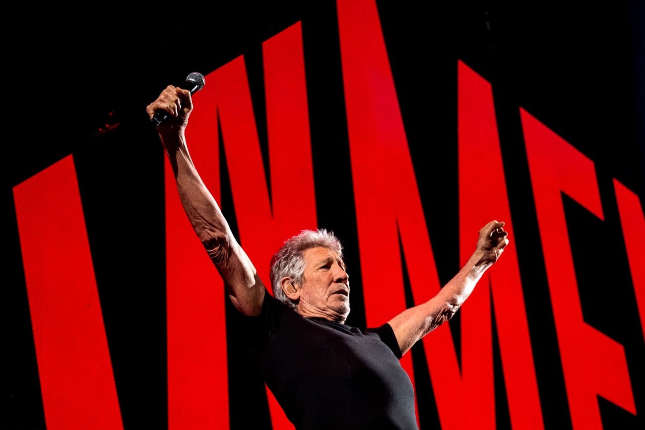 Roger Waters en Hamburgo y en mayo pasado, en el marco de su gira "This Is Not A Drill". (AP)