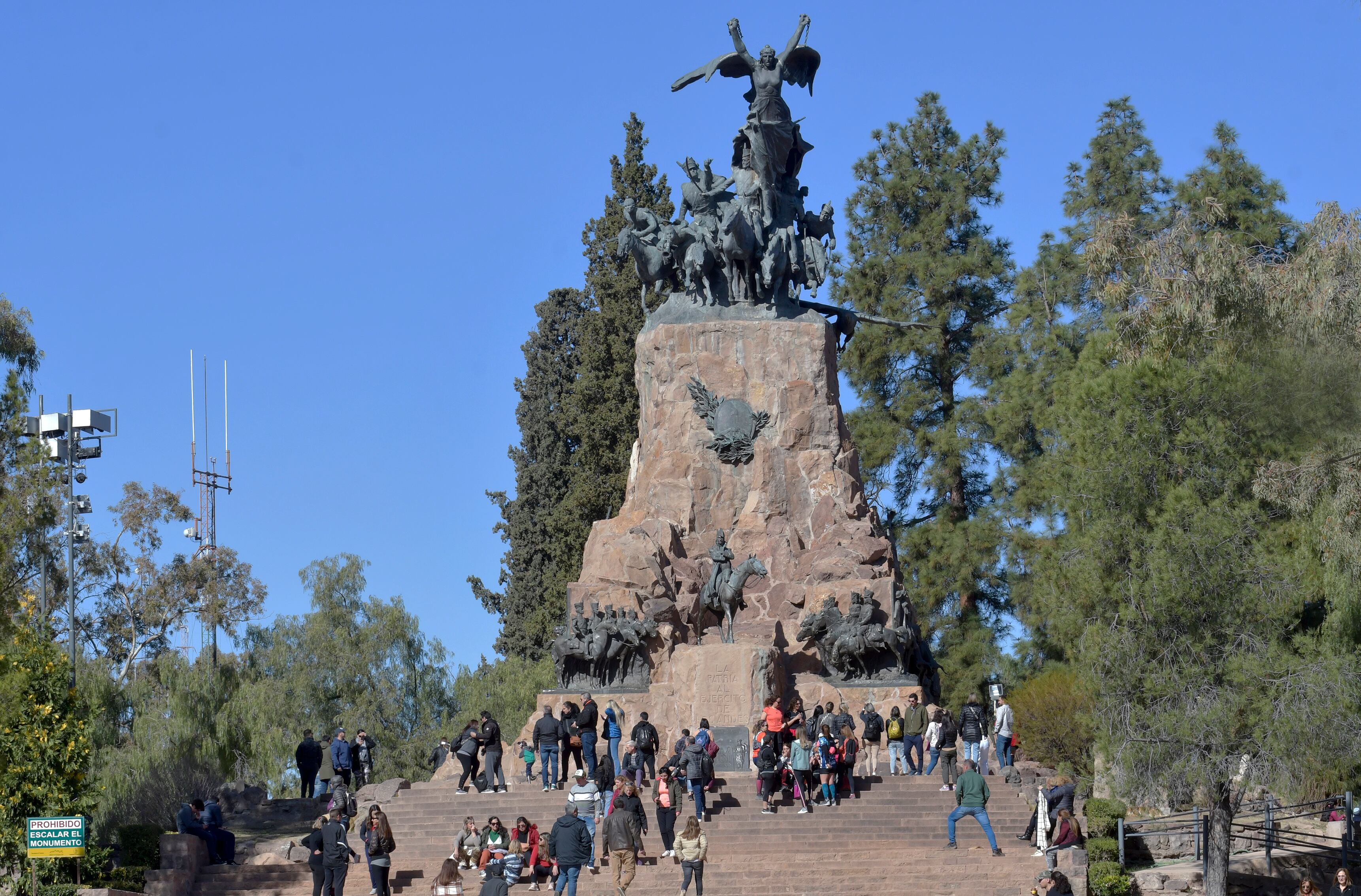 Cerro de la Gloria - Foto: Orlando Pelichotti / Los Andes