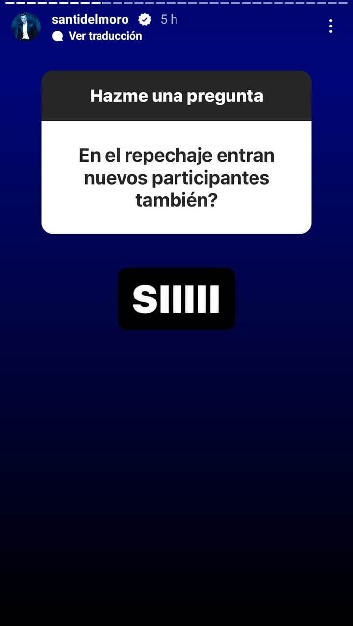 Santiago del Moro confirmó que se vienen nuevos participantes a la casa