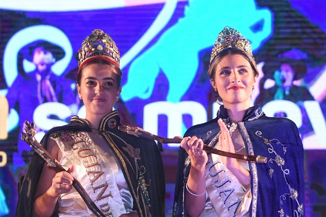 Fiesta Departamental de la Vendimia de Luján de Cuyo.
Reina y virreina de Luján de Cuyo
Foto Marcelo Rolland / Los Andes