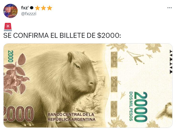 Los memes por el billete de 2000 pesos - Twitter