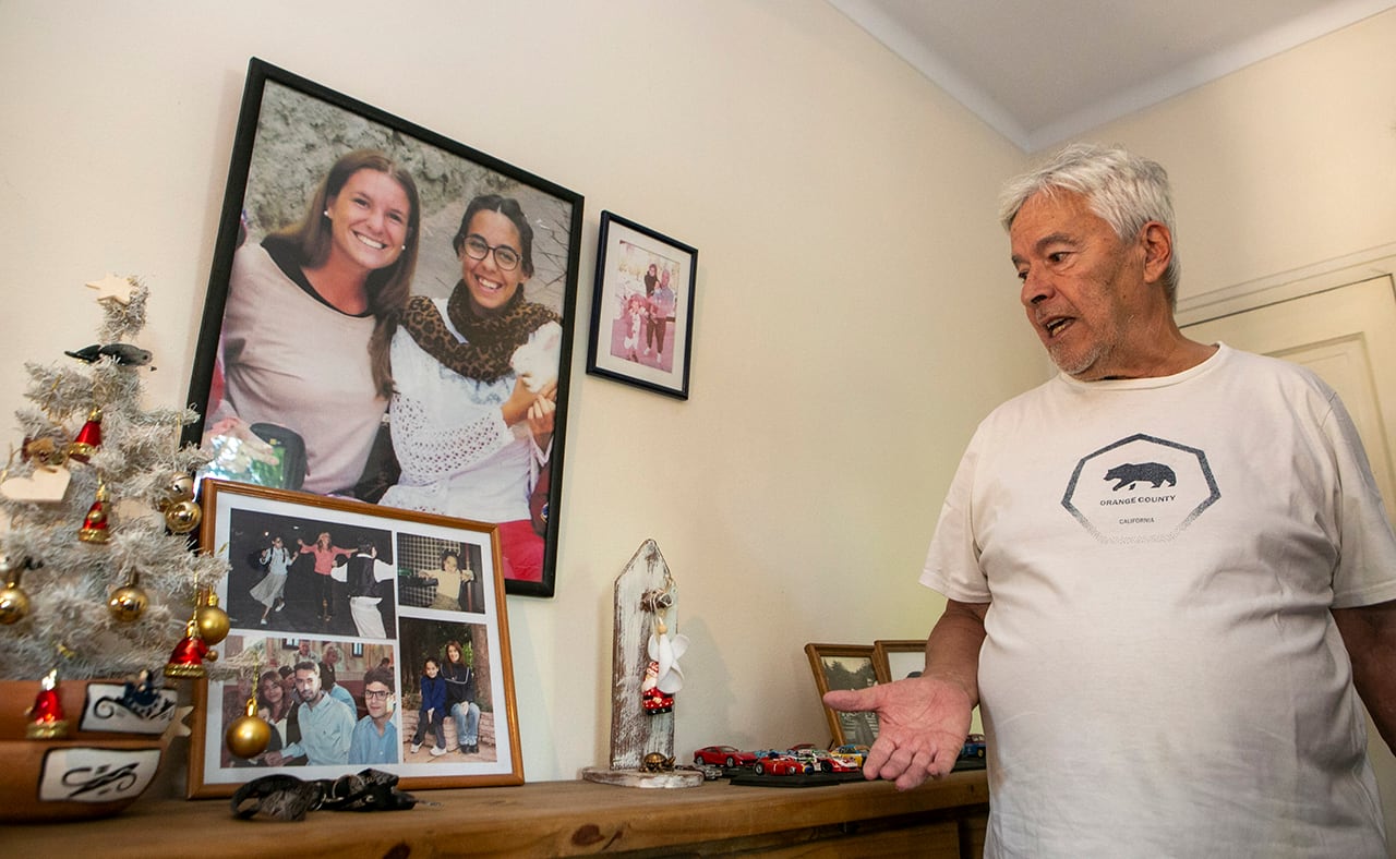 Jorge, el papá María José Coni, la recuerda cada día. | Foto: Los Andes