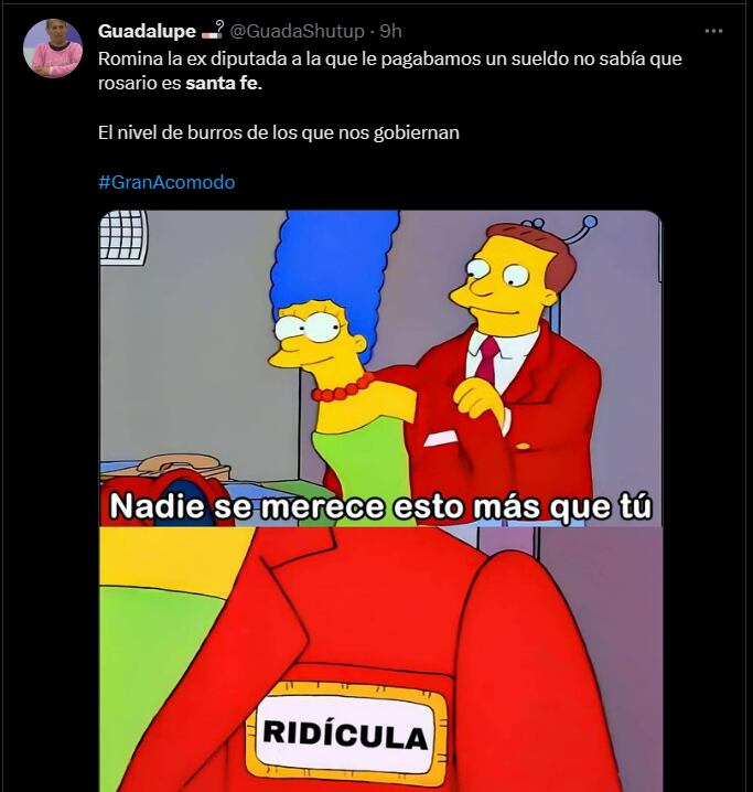 Romina se perdió, no sabía dónde está Rosario y fue blanco de memes