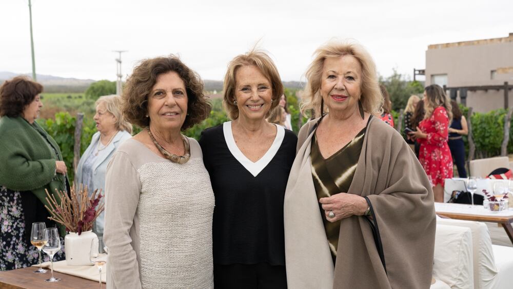 Liliana Pescarmona, Eliana Bórmida y Sandra Cané. PH Ariel Larriba