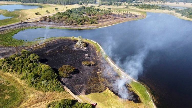 El fuego no da tregua en Corrientes.