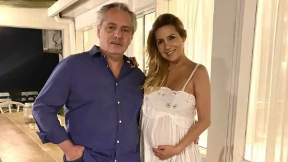 Alberto Fernández y Fabiola Yáñez en 2021. (Archivo)