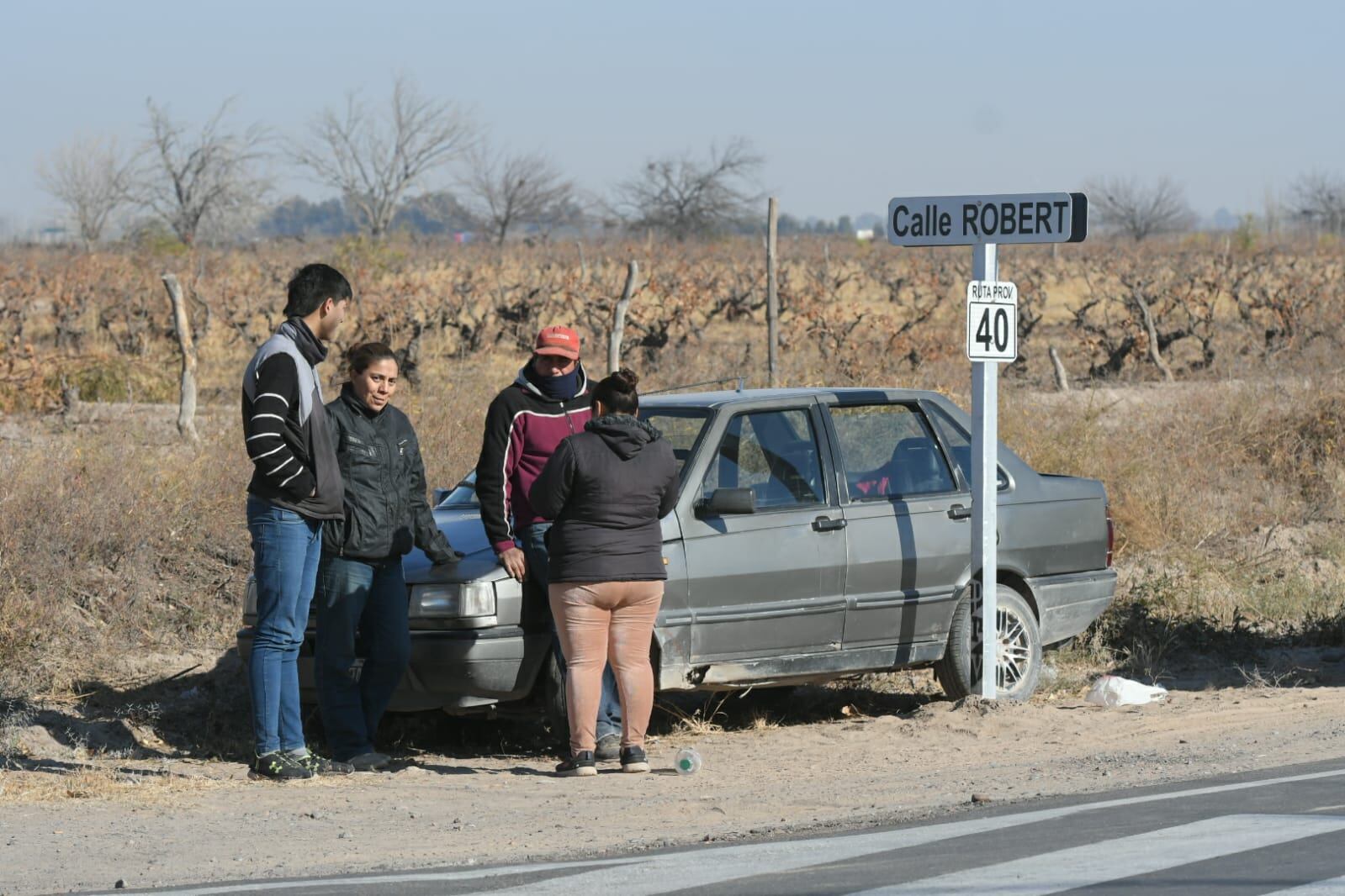 Encontraron el cuerpo de Agostina Trigo en San Martín. Ignacio Blanco / Los Andes