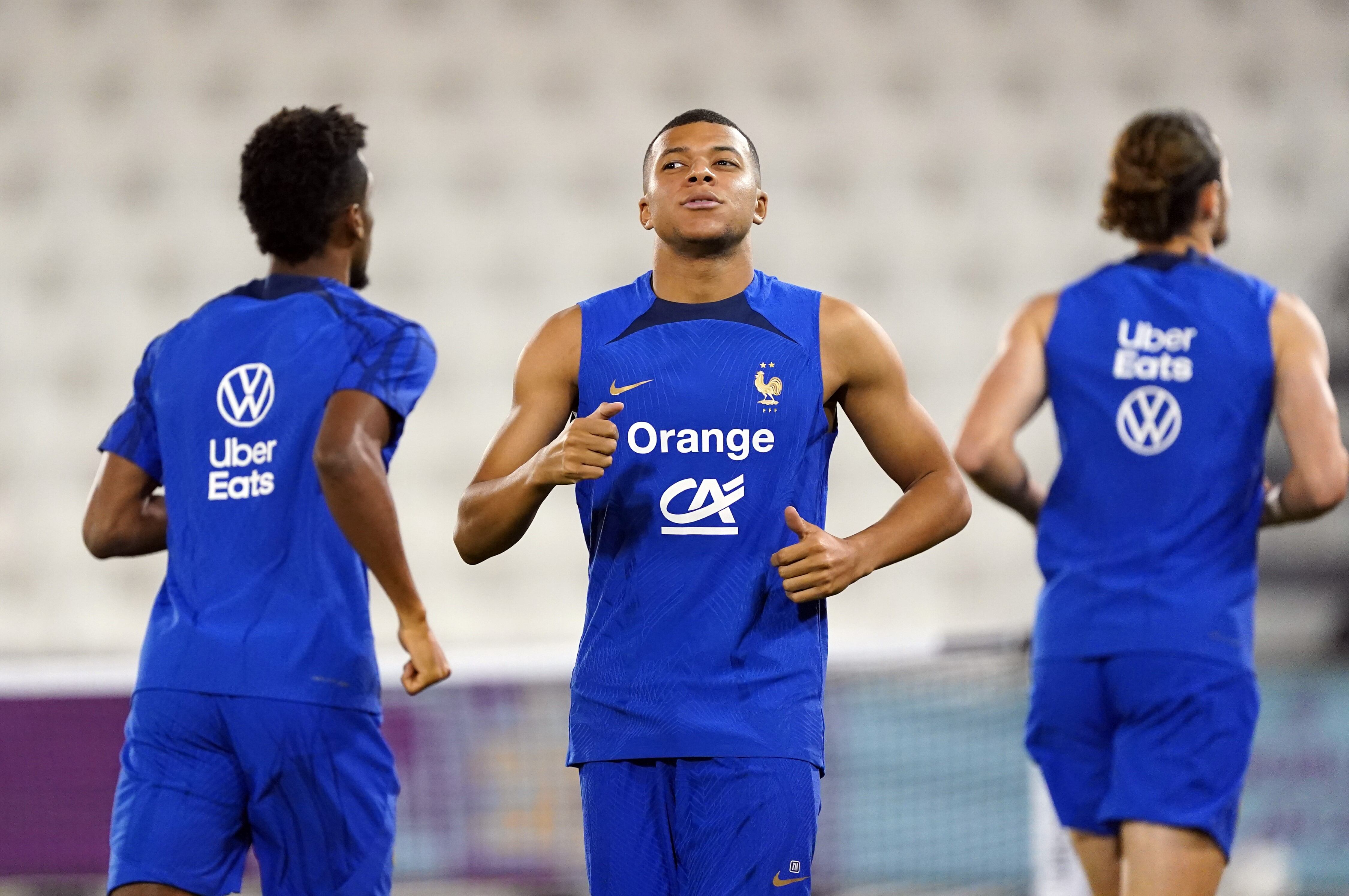 Kylian Mbappé estará en la final para jugar contra Argentina. / Foto: AP