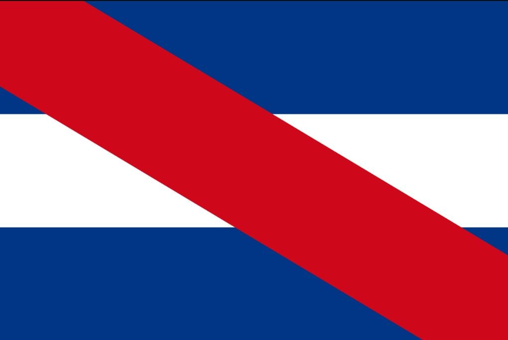 Bandera de la Unión de Pueblos Libres, creada por Artigas.