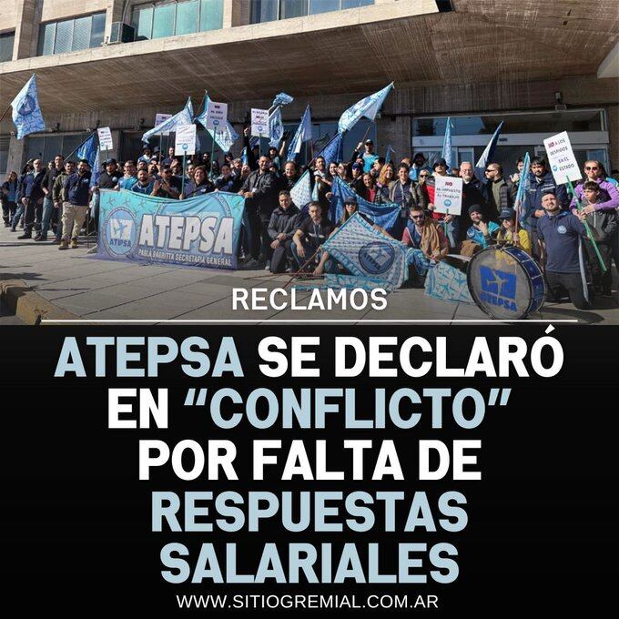 La asociación adelantaba la medida a fines del mes pasado. Foto: X / @ATEPSA_Nacional