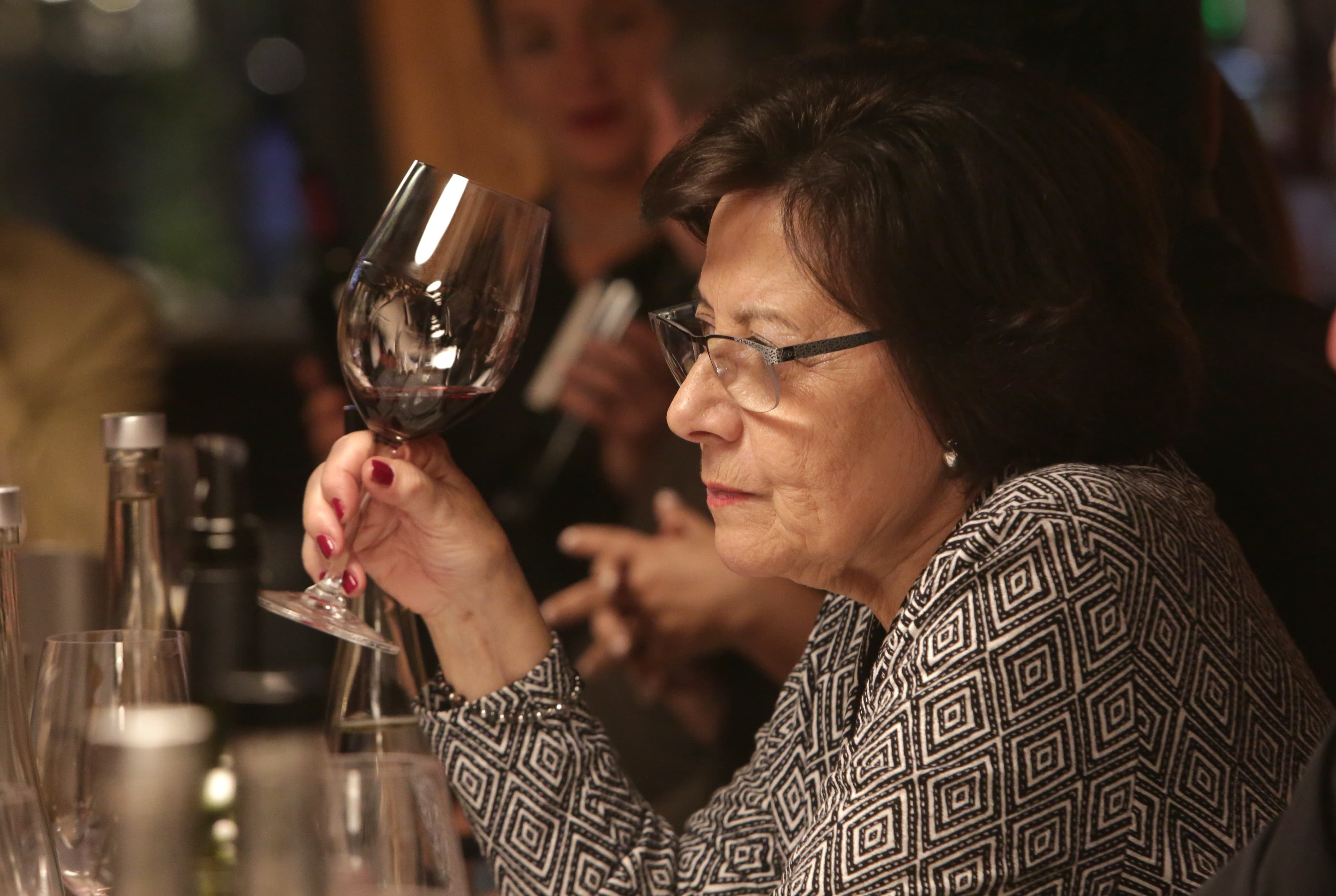 Cristina Pandolfi en VinoBien, en Vista Pueblo, Luján de Cuyo