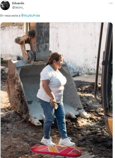 Algunos de los memes que desató la foto de la alcaldesa. Foto: Captura de pantalla.