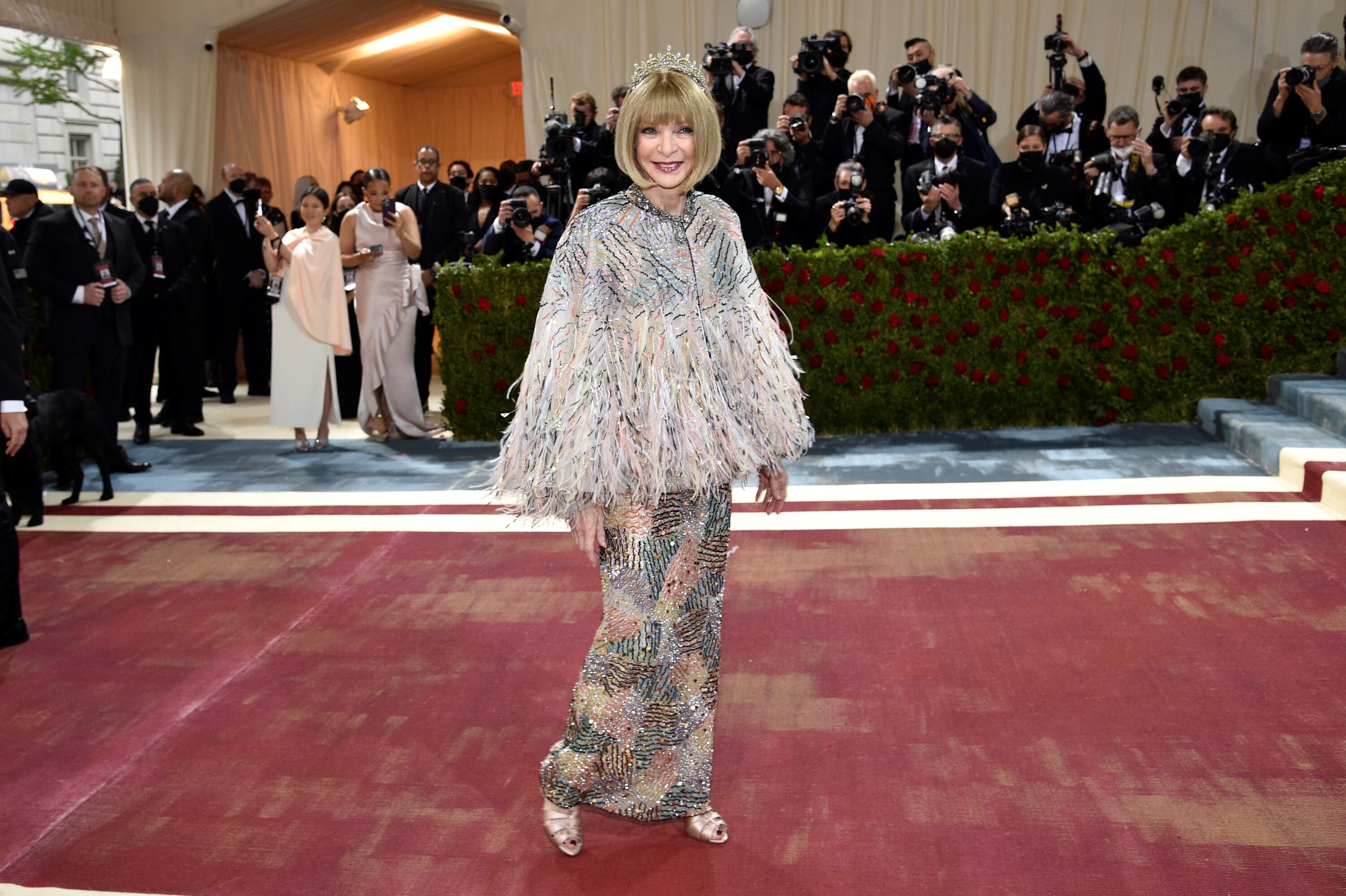 La editora de Vogue y organizadora del evento, Anna Wintour