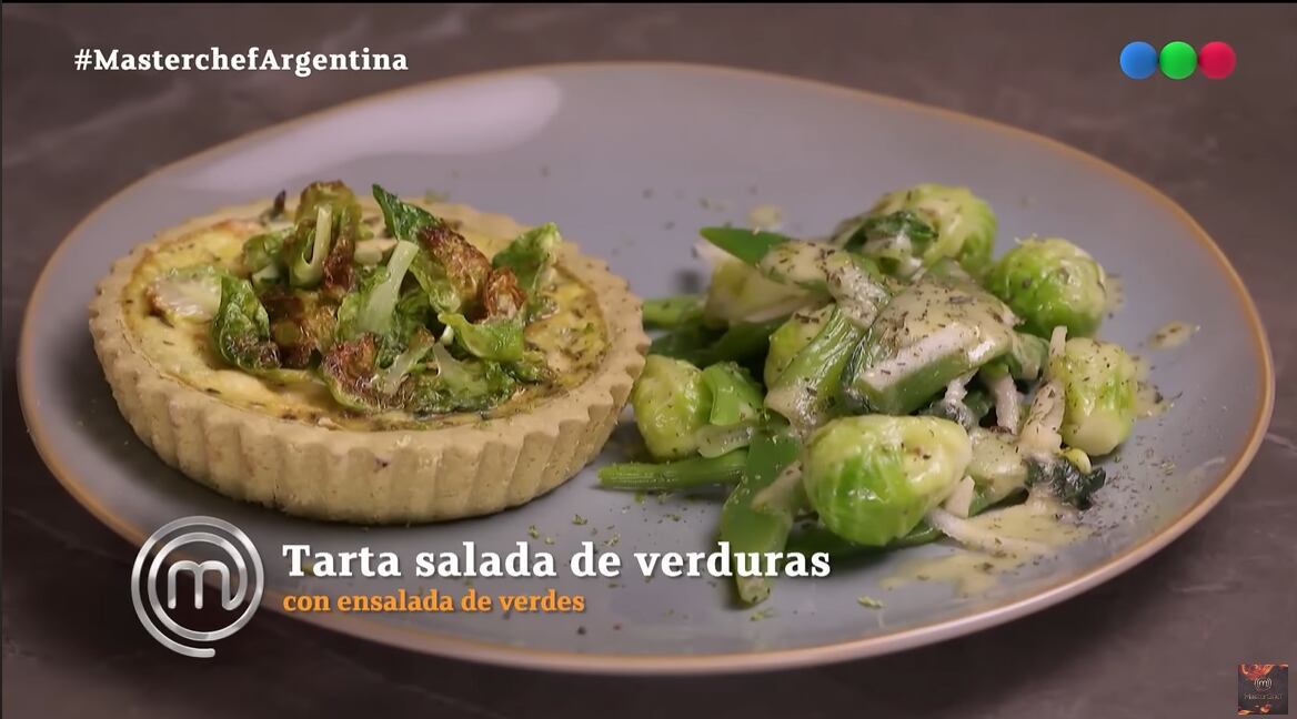 El plato verde de Rodolfo que enamoró al jurado