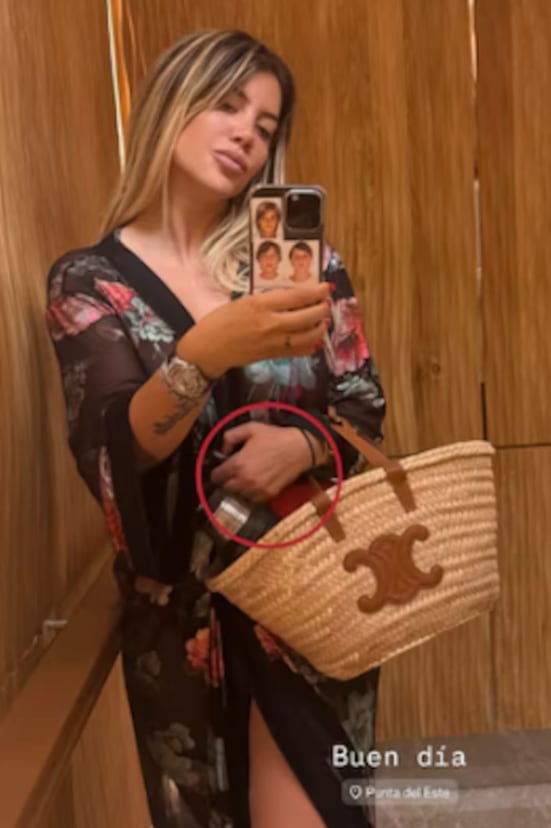 Wanda Nara sin el anillo que le regaló L-Gante. Captura: Instagram / @wanda_nara