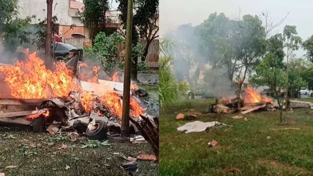 Una avioneta se estrelló y murieron cinco personas. Gentileza: Télam.