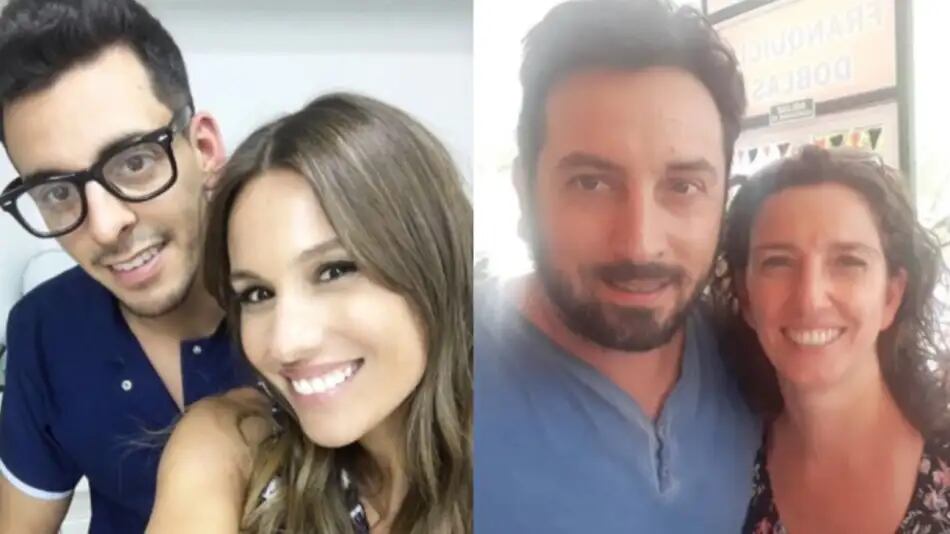 Pampita y sus tres hermanos