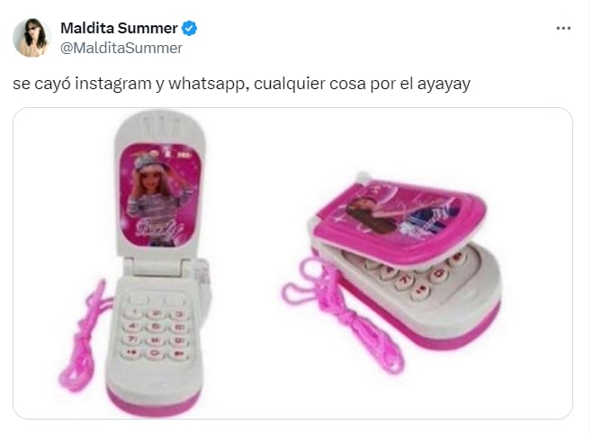 Se cayó Whatsapp y estallaron los memes - X